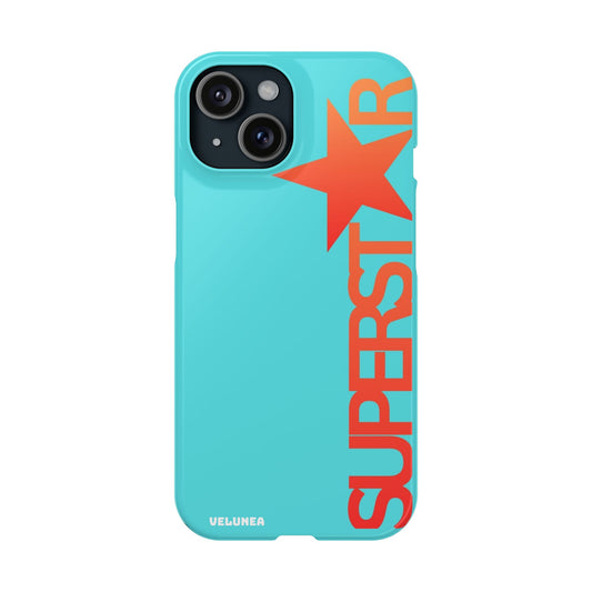 Superstar Teal & Coral Star Graphic