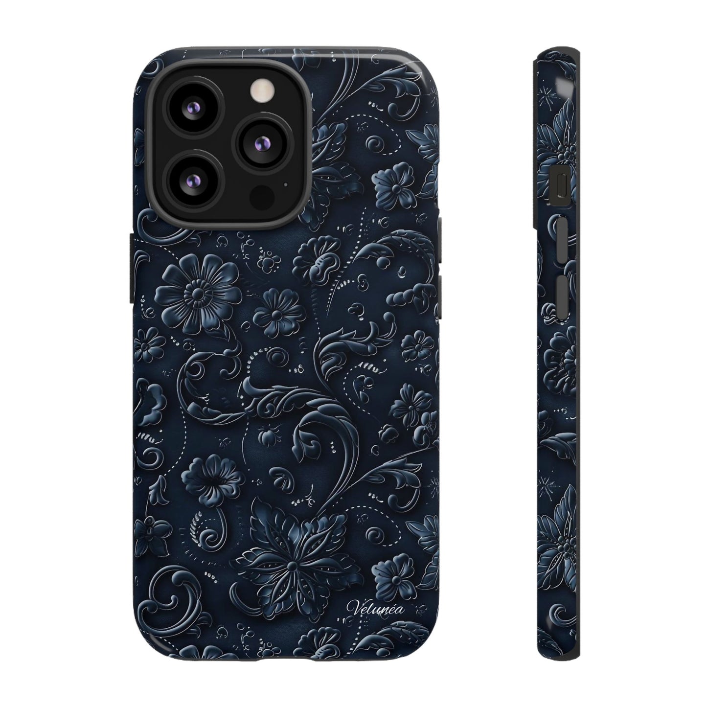 Velunéa Noir Floral Phone Case