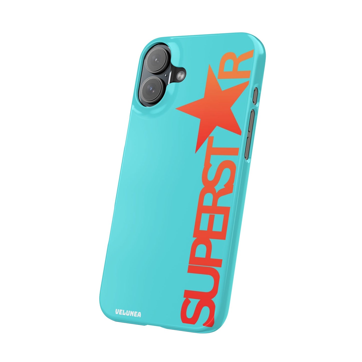 Superstar Teal & Coral Star Graphic