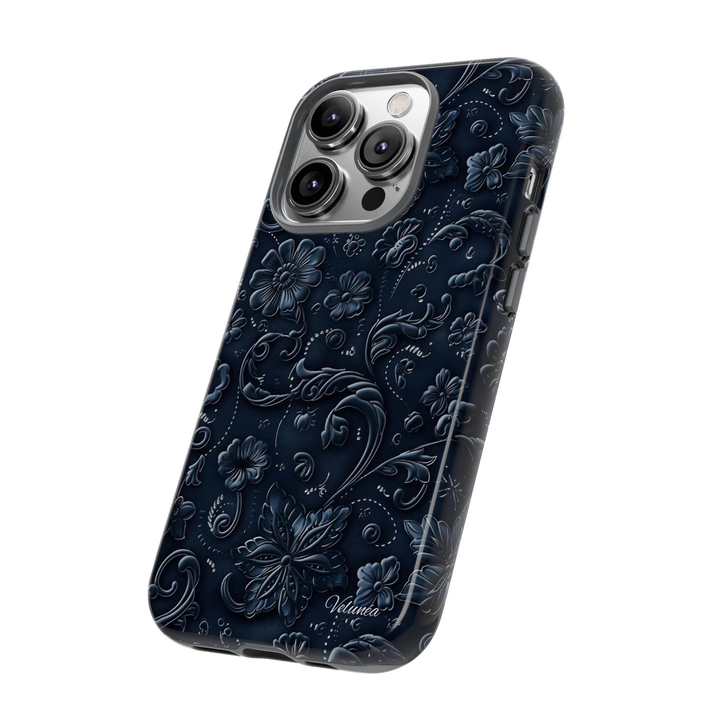 Velunéa Noir Floral Phone Case
