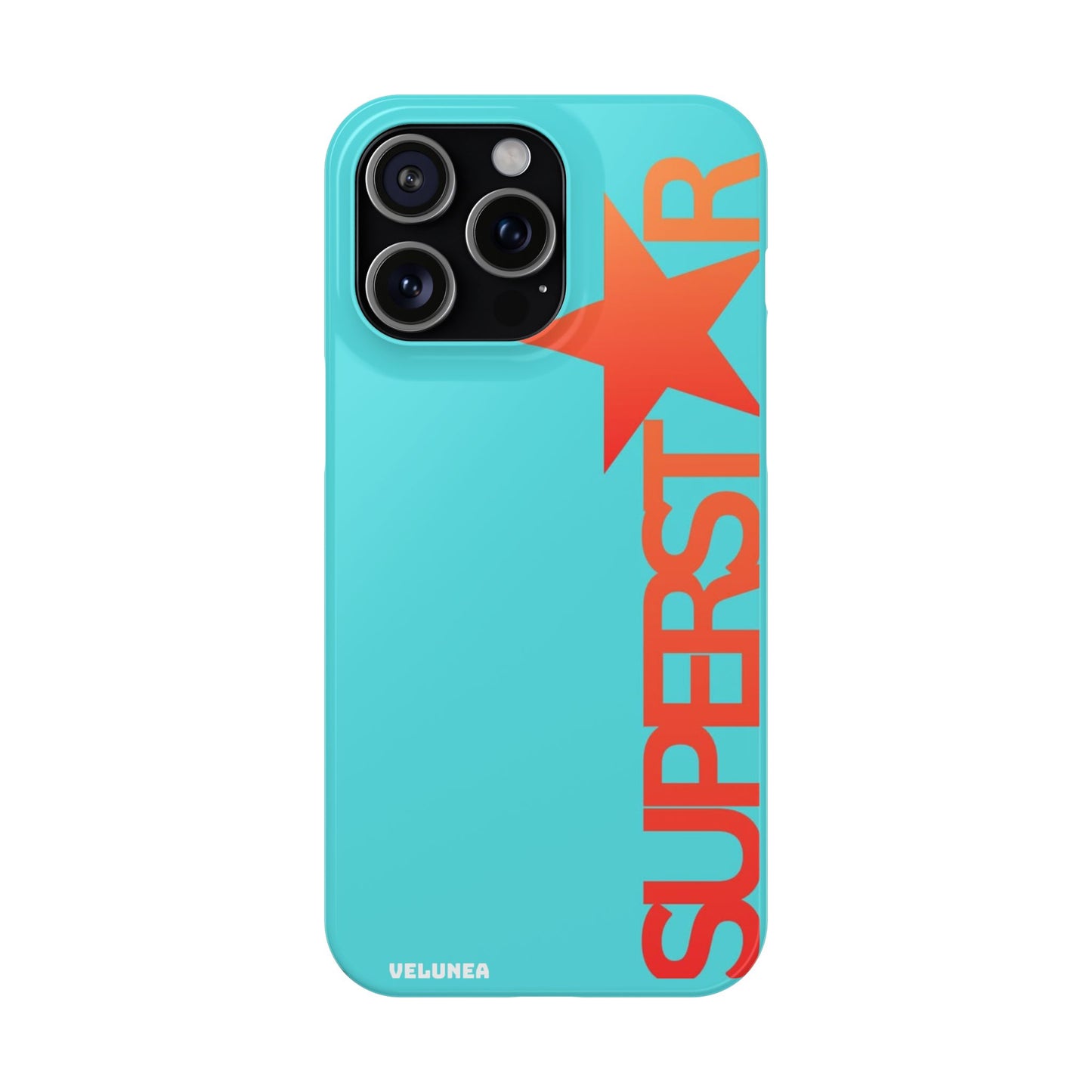Superstar Teal & Coral Star Graphic