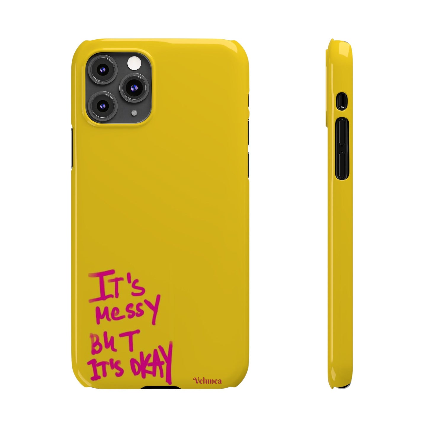 Yellow “It’s Messy But It’s Okay”