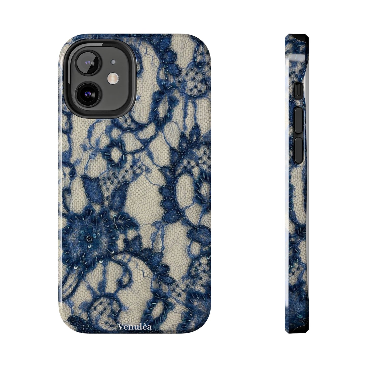 Velunéa Indigo Lace Phone Case