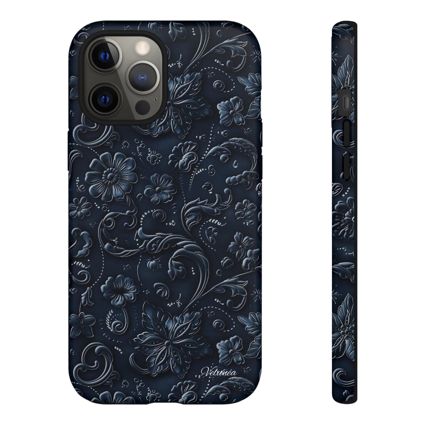Velunéa Noir Floral Phone Case