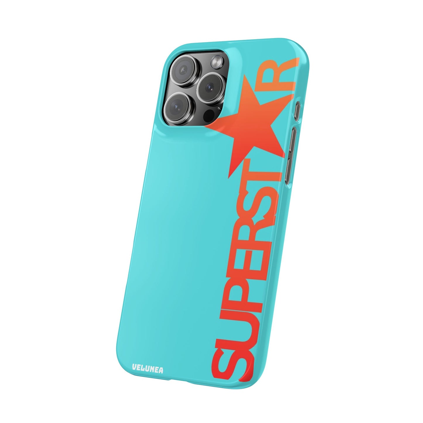 Superstar Teal & Coral Star Graphic