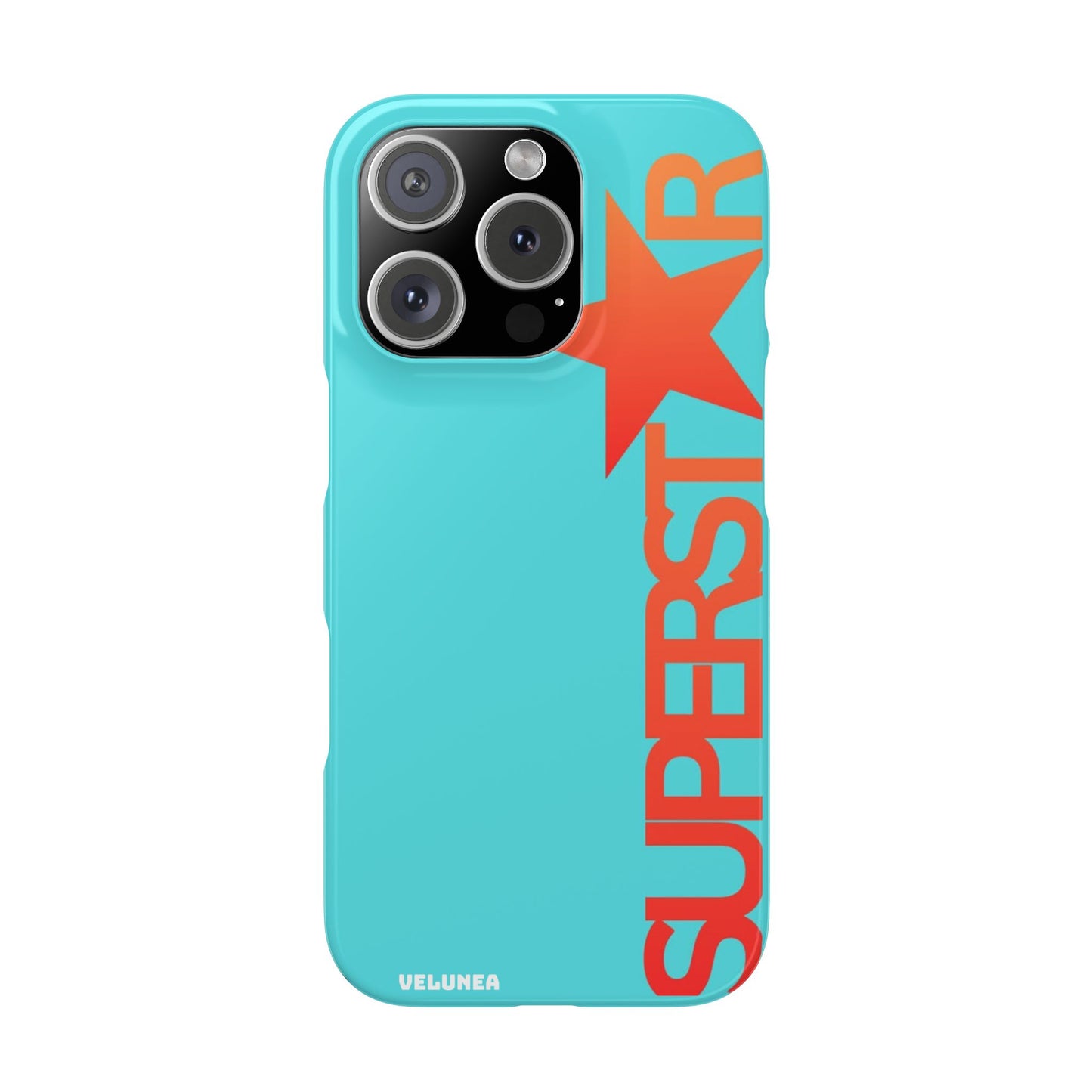 Superstar Teal & Coral Star Graphic