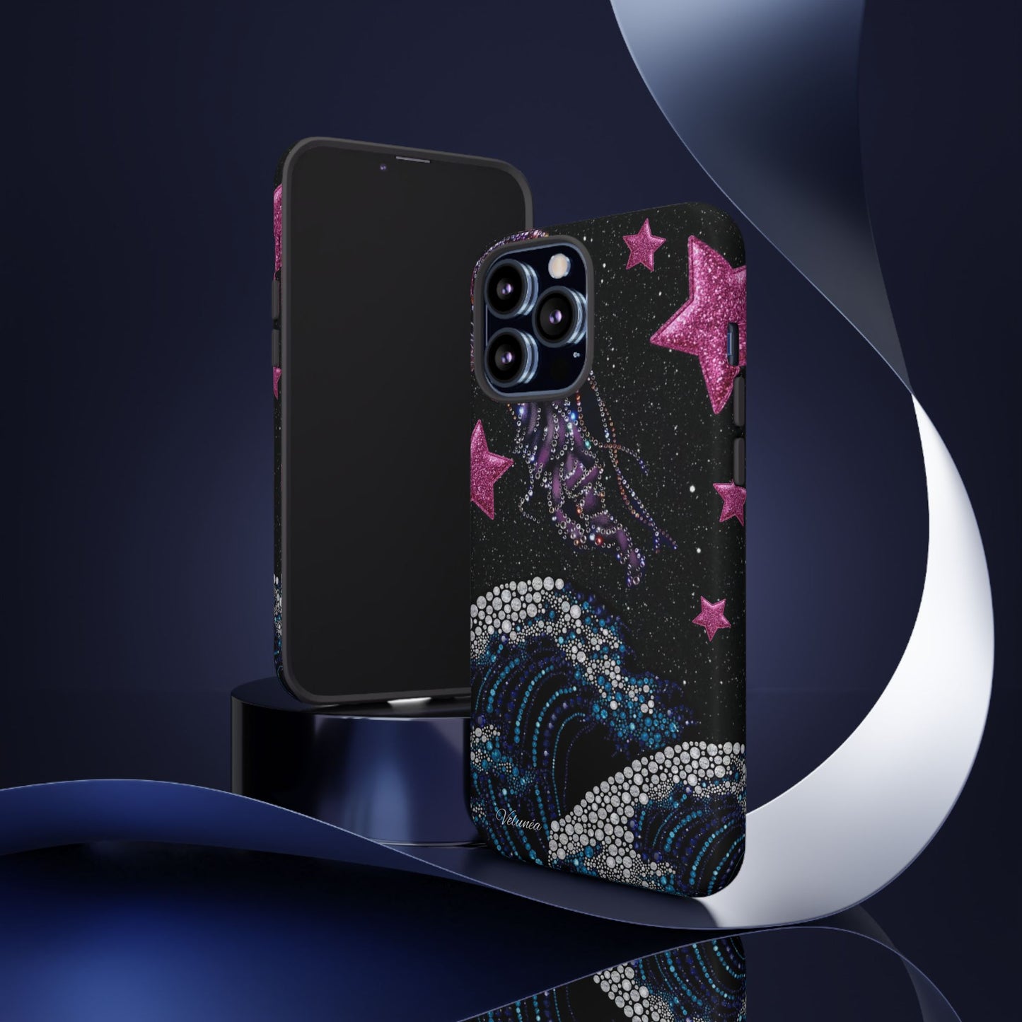 Velunéa Cosmic Waves Phone Case