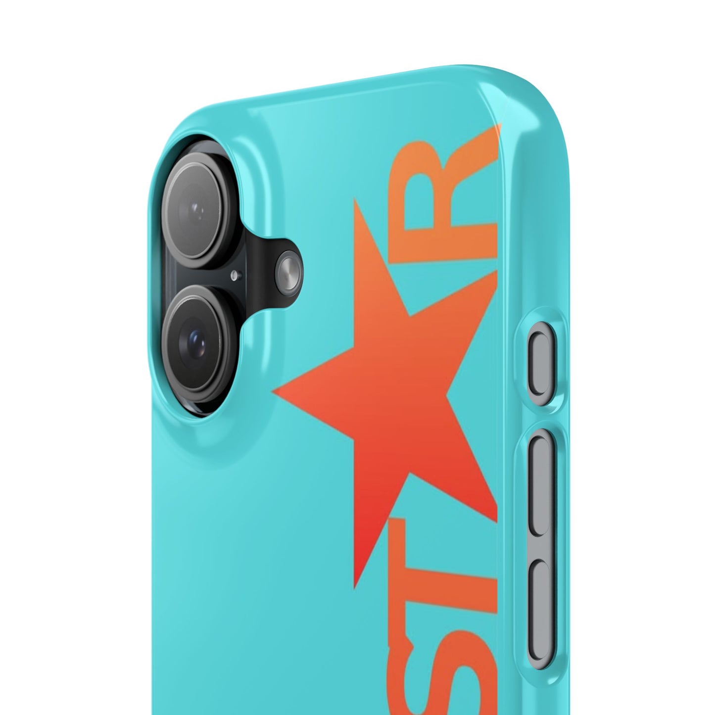 Superstar Teal & Coral Star Graphic