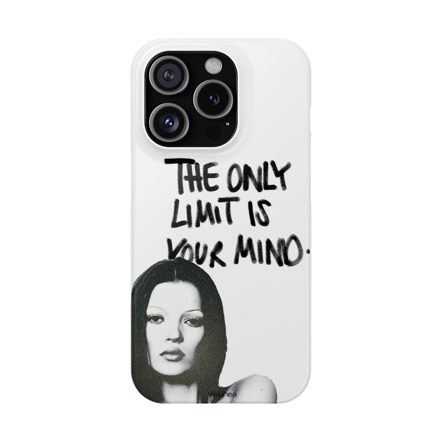'The Only Limit Is Your Mind' Black & White Portrait