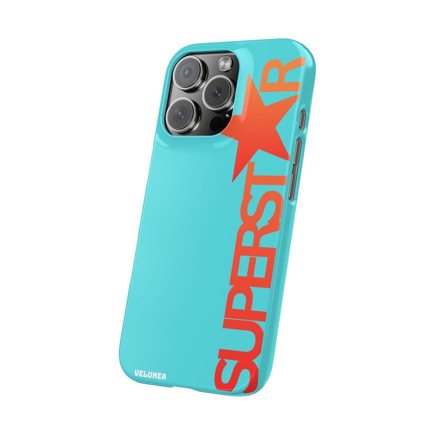 Superstar Teal & Coral Star Graphic