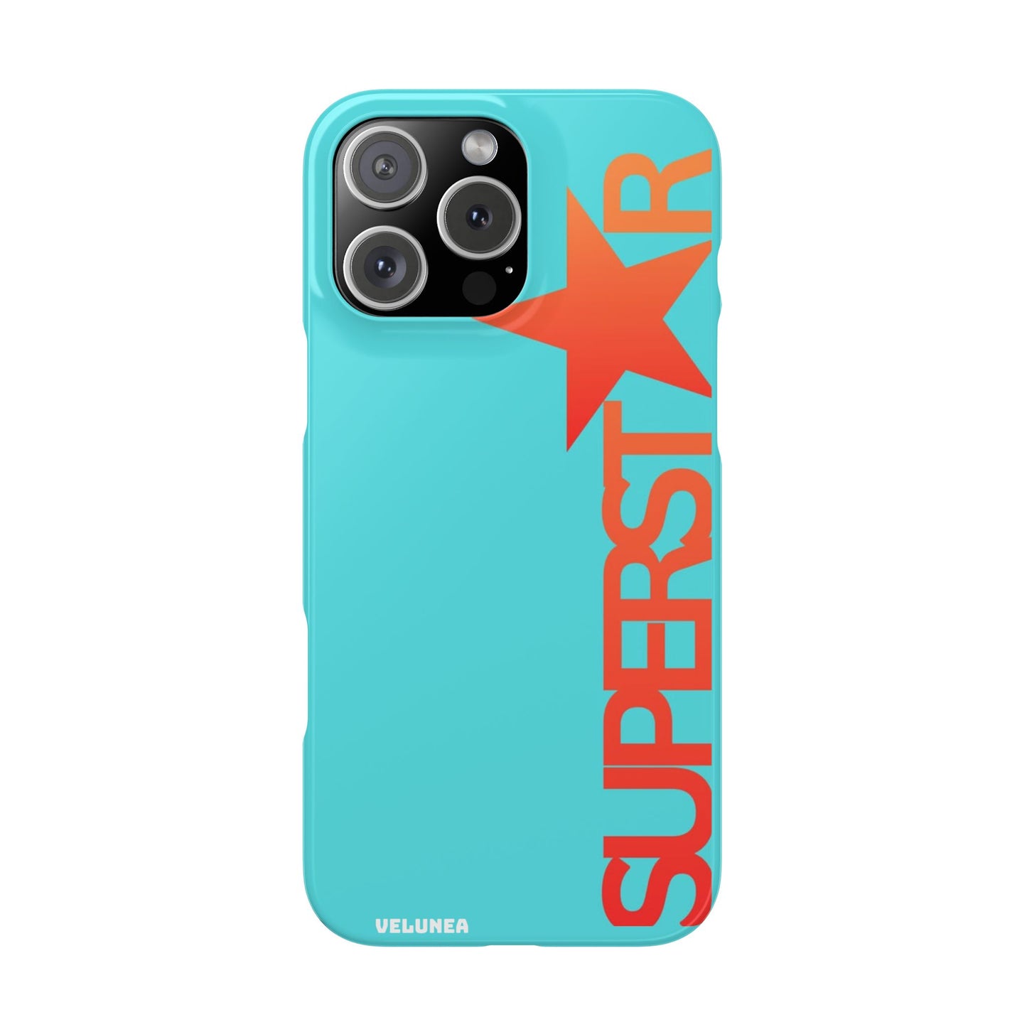 Superstar Teal & Coral Star Graphic