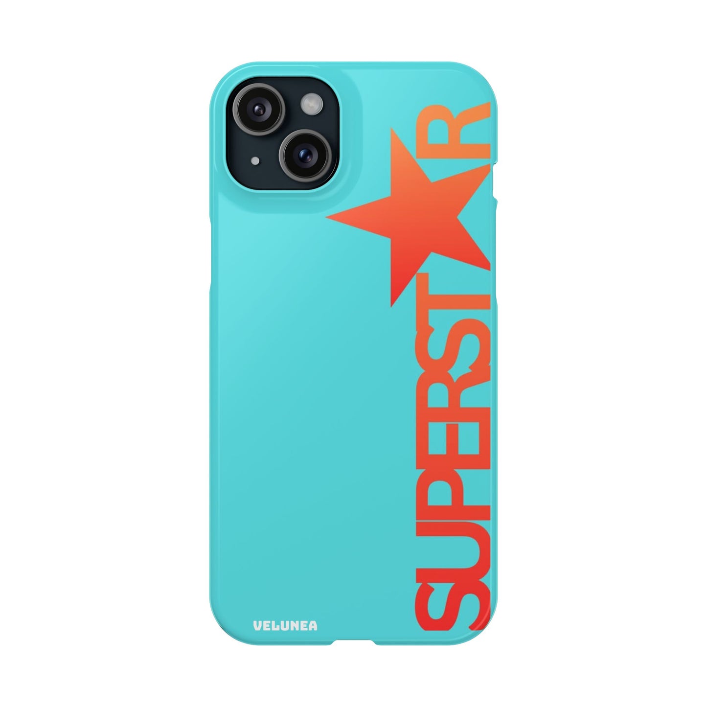 Superstar Teal & Coral Star Graphic