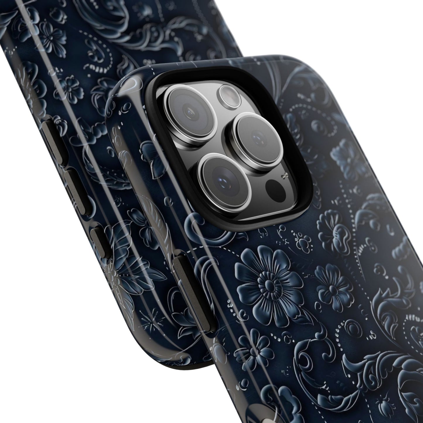 Velunéa Noir Floral Phone Case