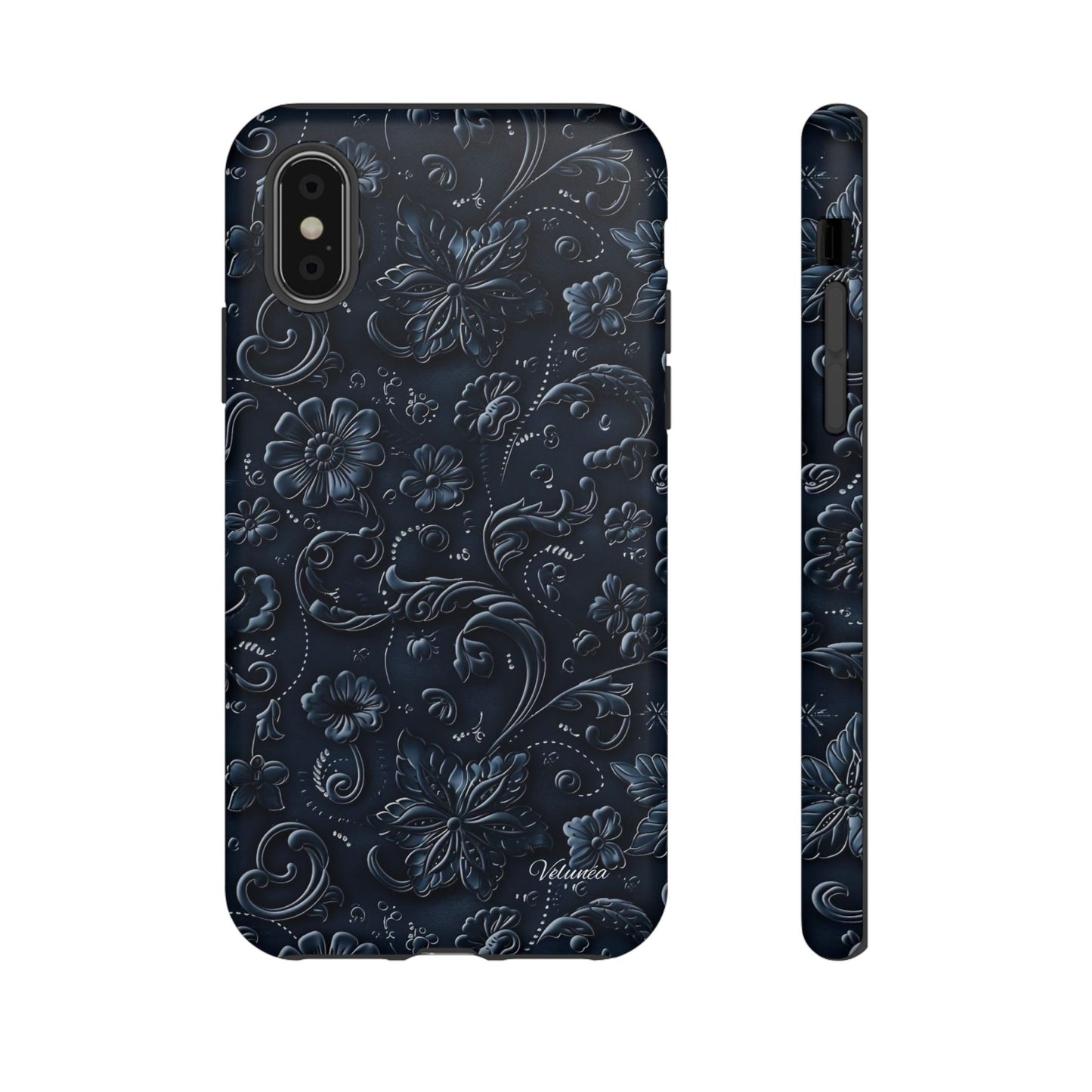 Velunéa Noir Floral Phone Case