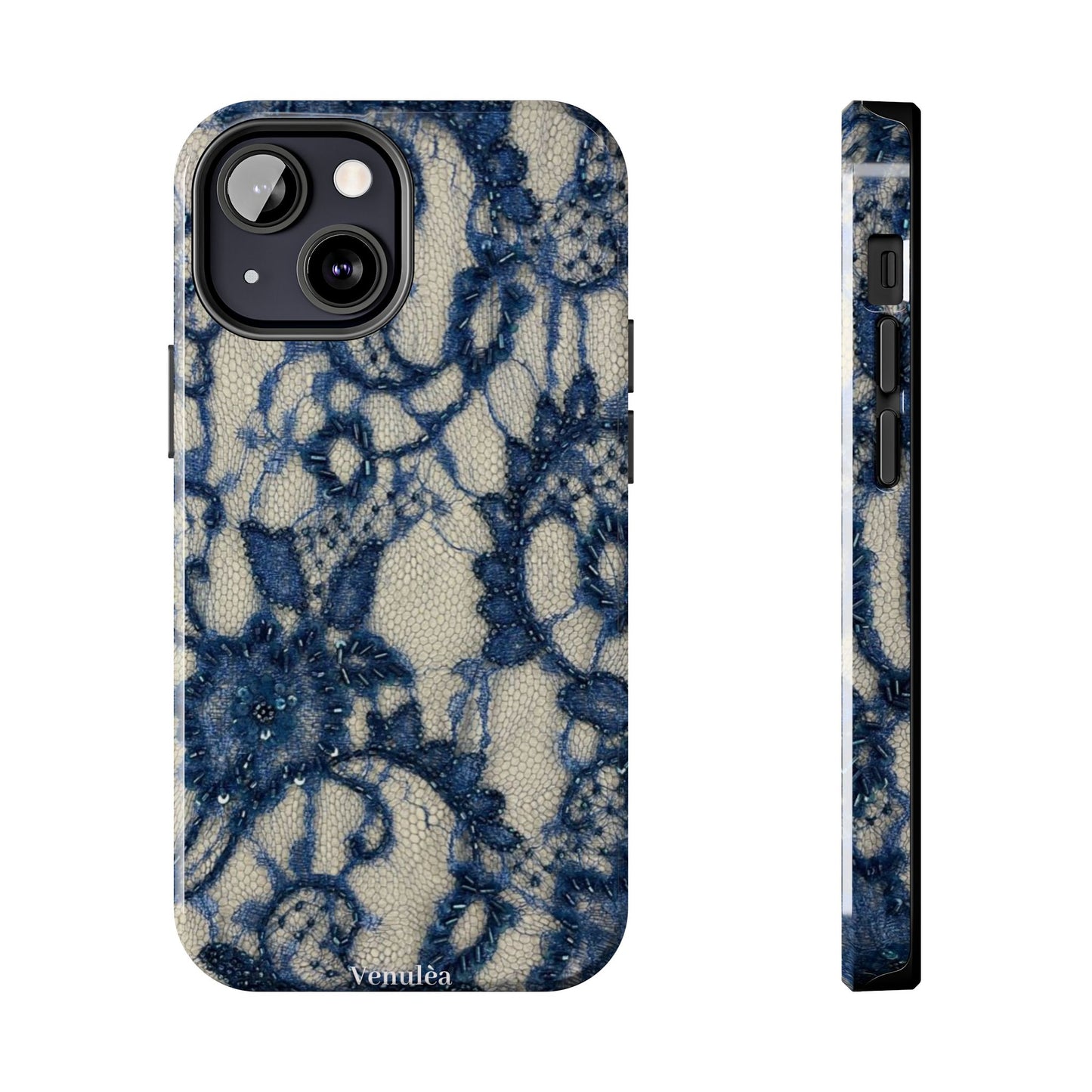 Velunéa Indigo Lace Phone Case