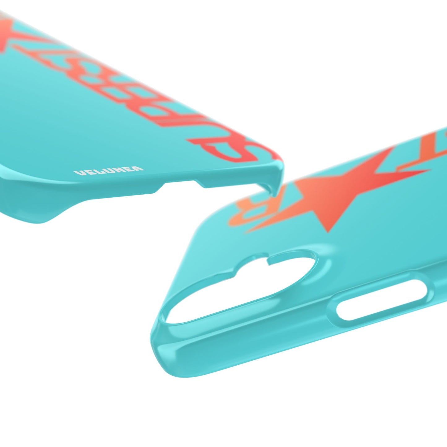 Superstar Teal & Coral Star Graphic