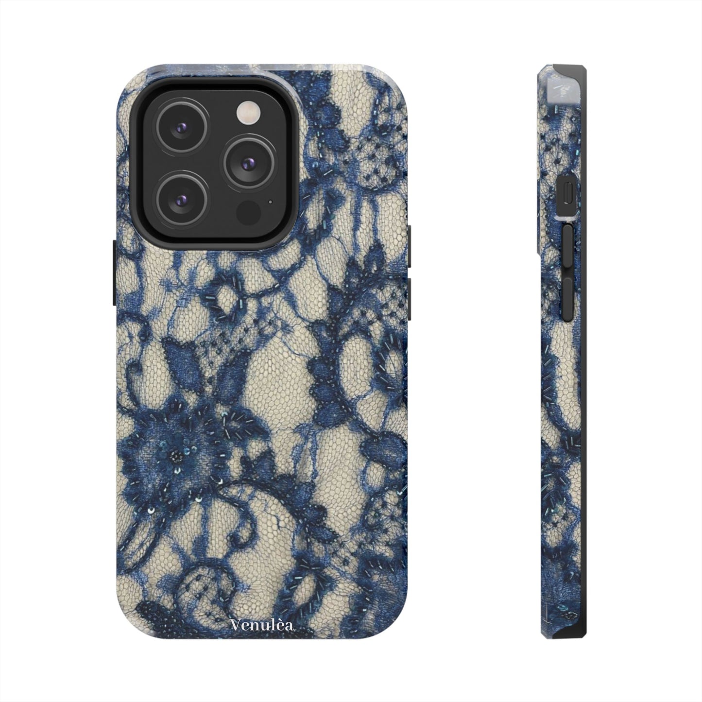 Velunéa Indigo Lace Phone Case