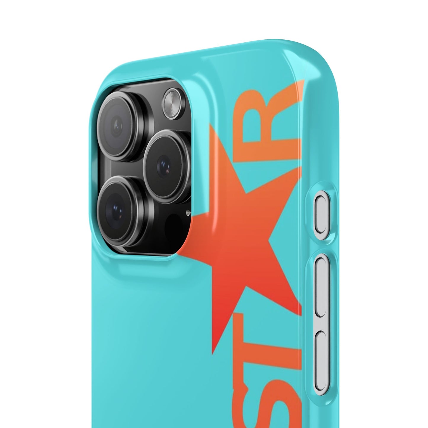 Superstar Teal & Coral Star Graphic