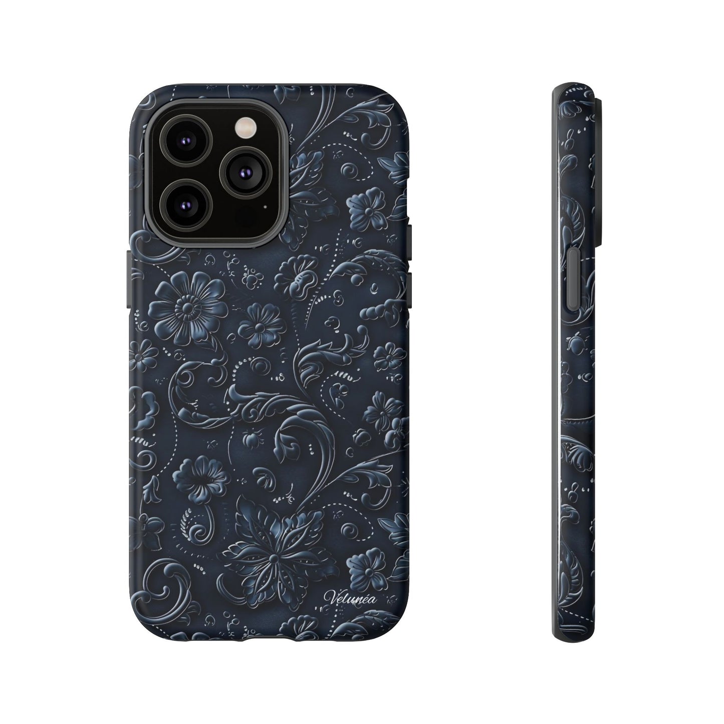 Velunéa Noir Floral Phone Case