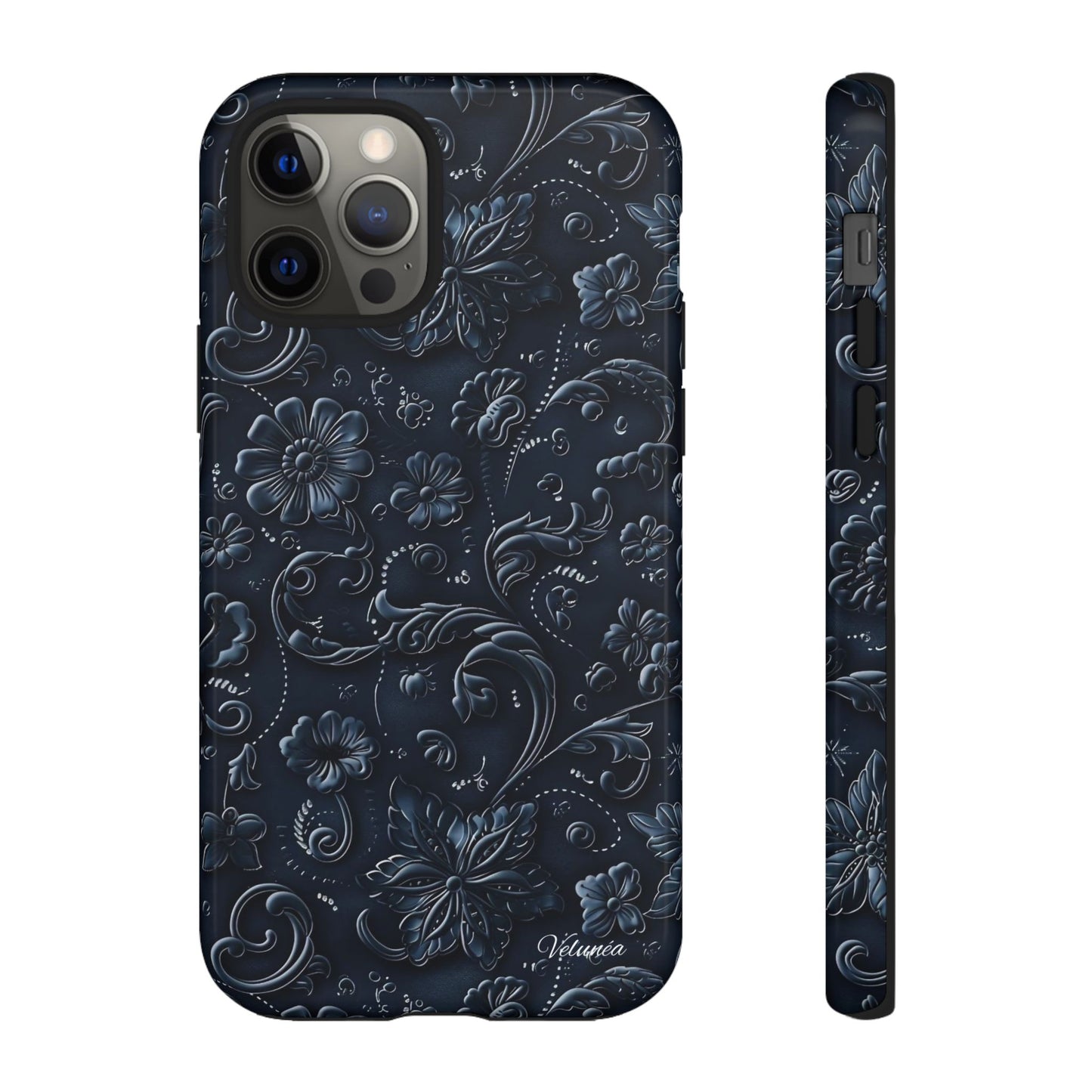 Velunéa Noir Floral Phone Case