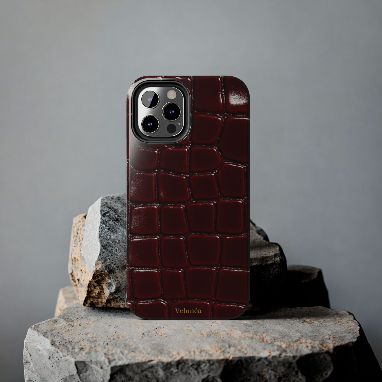 Velunéa Rouge Croc Phone Case