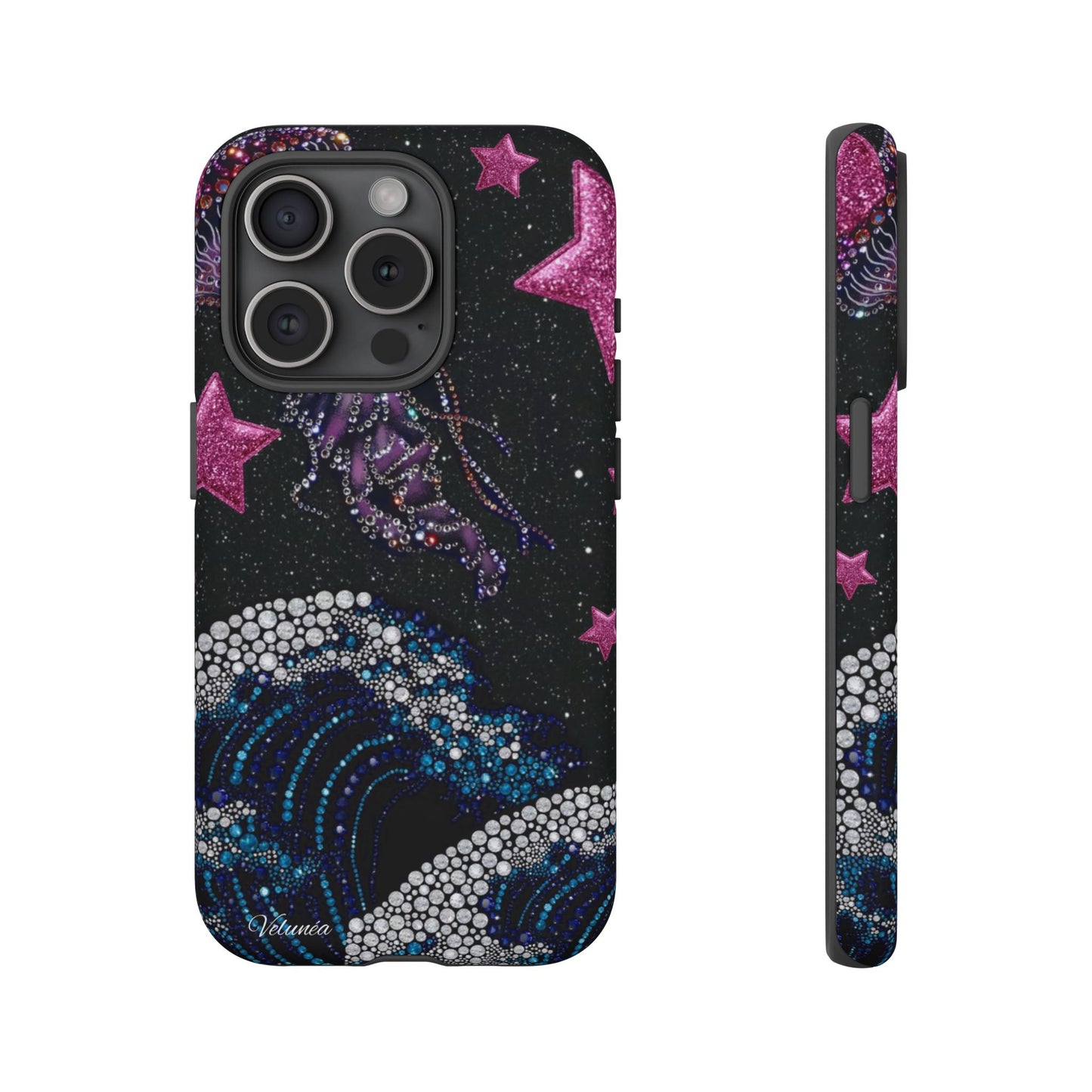 Velunéa Cosmic Waves Phone Case
