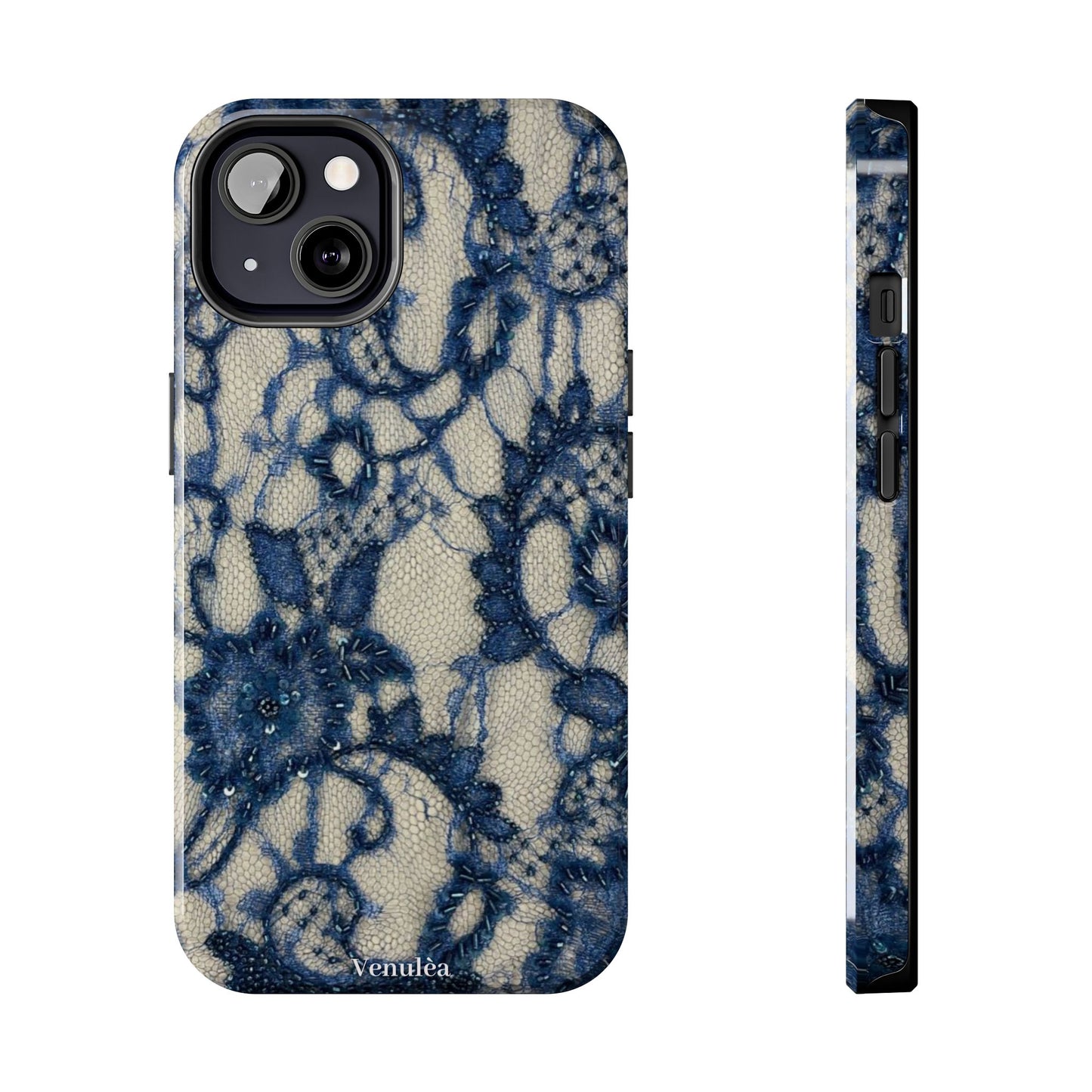Velunéa Indigo Lace Phone Case