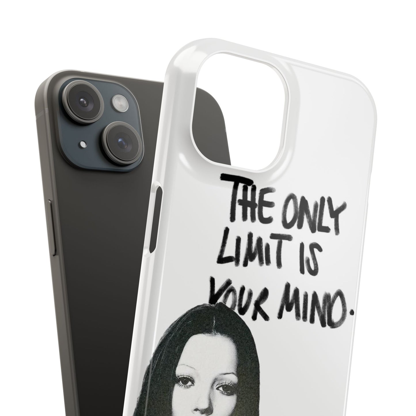 'The Only Limit Is Your Mind' Black & White Portrait
