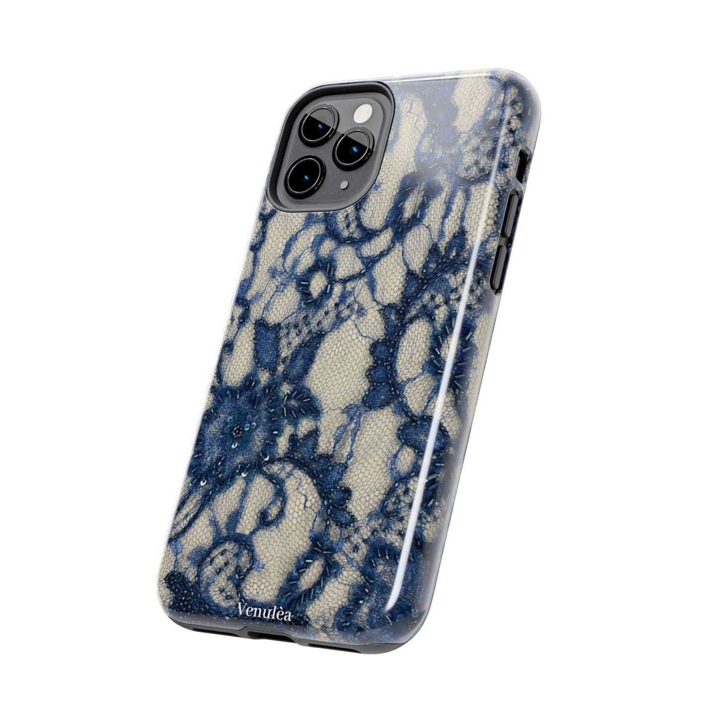 Velunéa Indigo Lace Phone Case