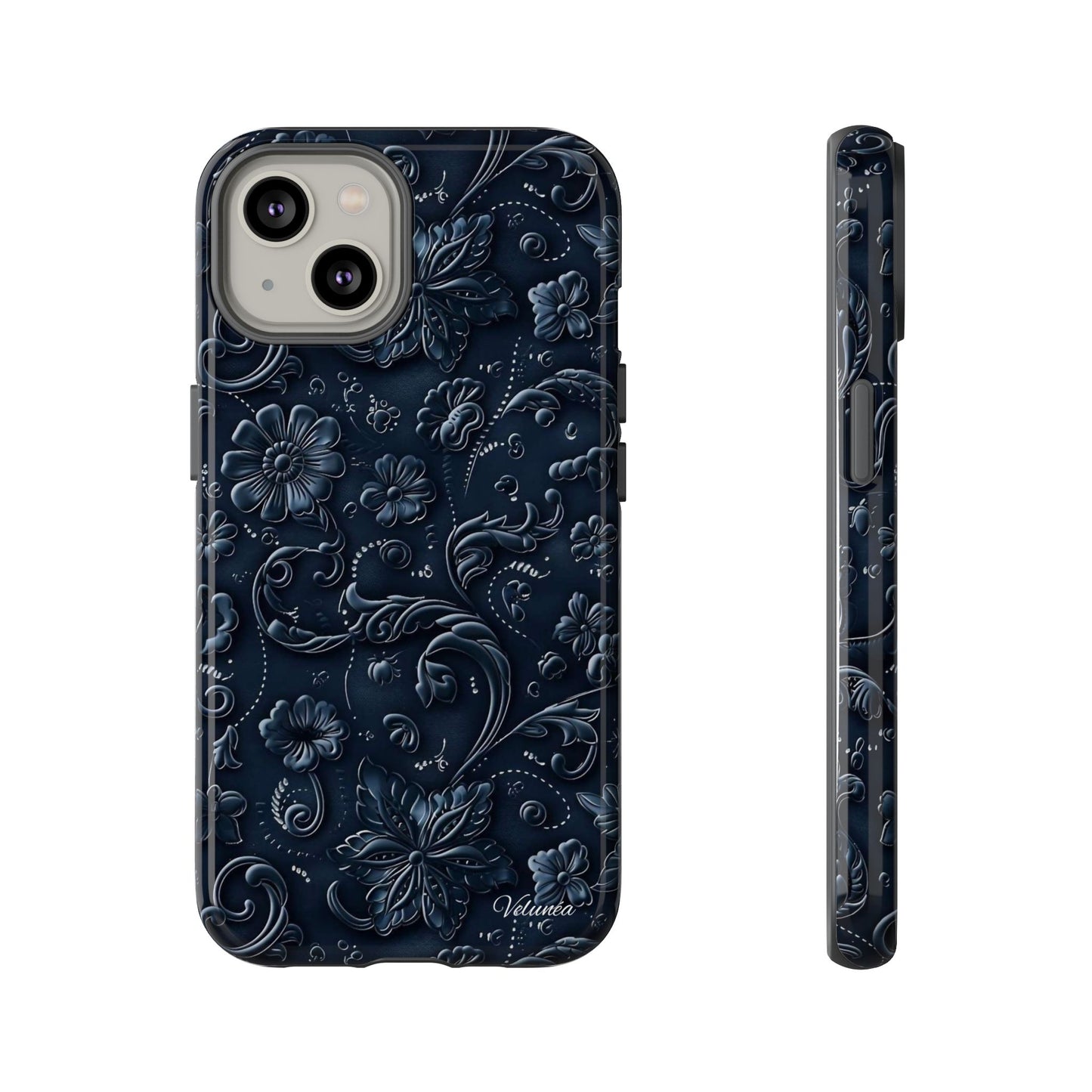 Velunéa Noir Floral Phone Case