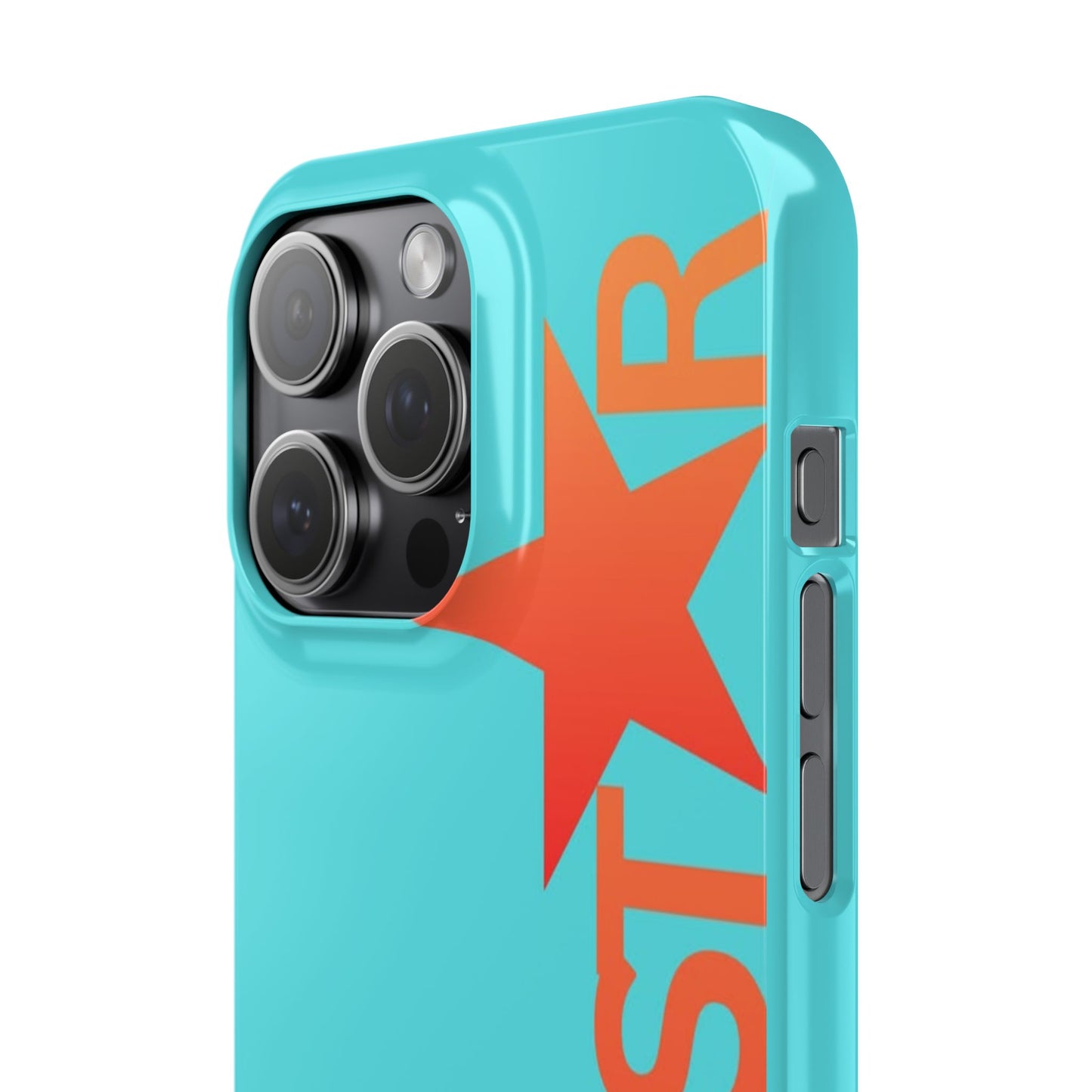 Superstar Teal & Coral Star Graphic