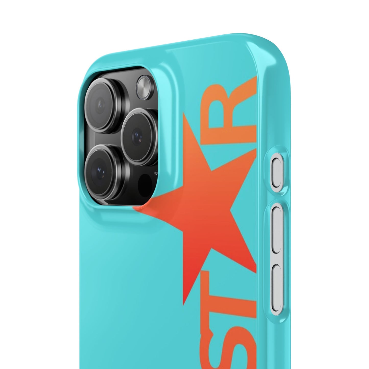 Superstar Teal & Coral Star Graphic