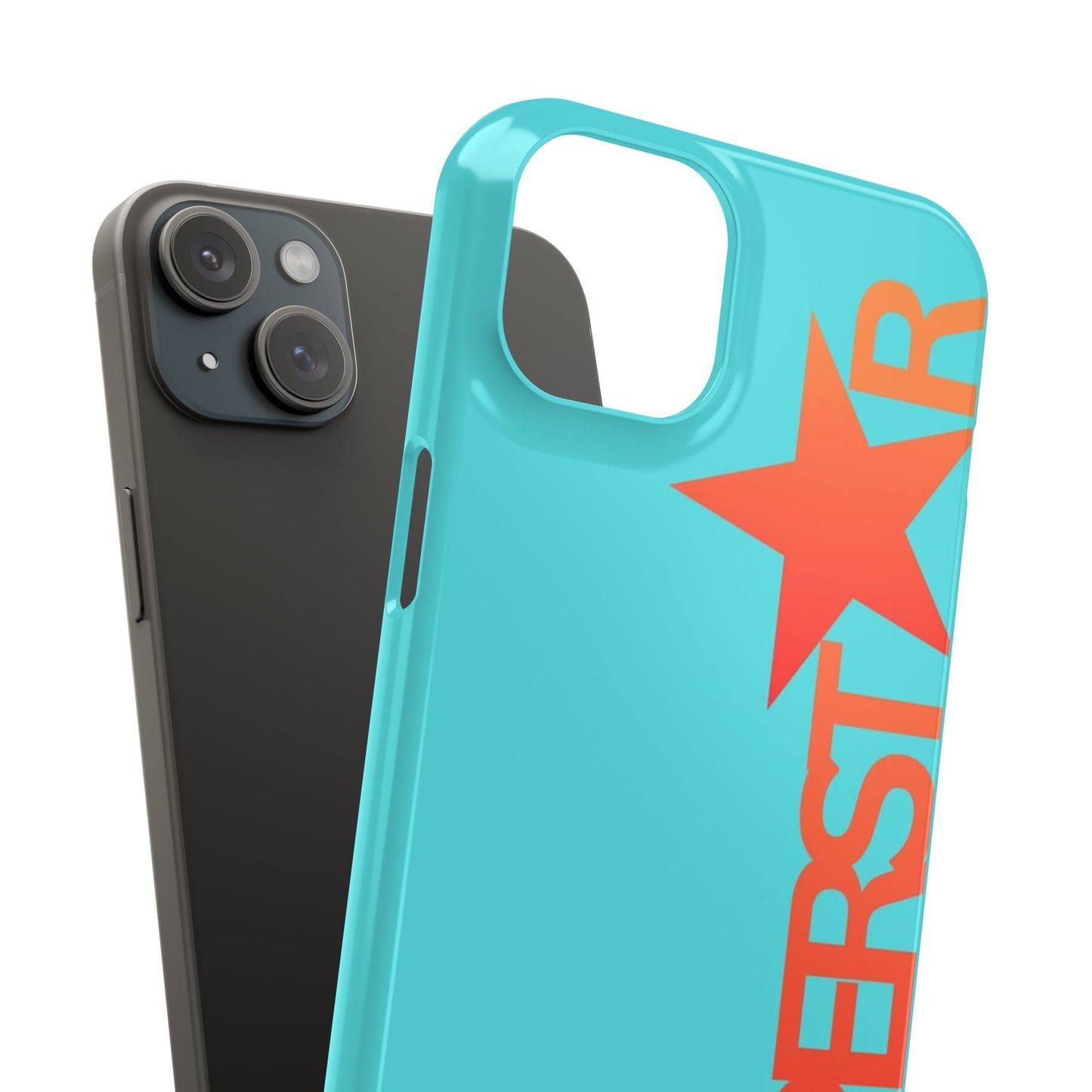 Superstar Teal & Coral Star Graphic
