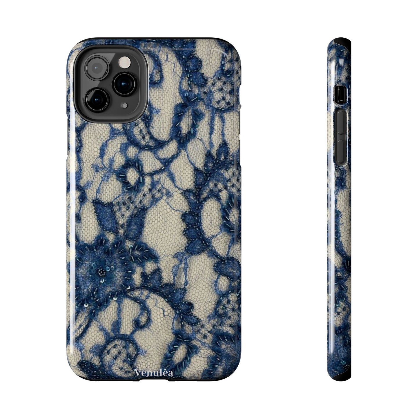 Velunéa Indigo Lace Phone Case