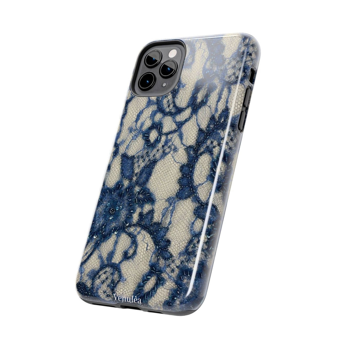 Velunéa Indigo Lace Phone Case