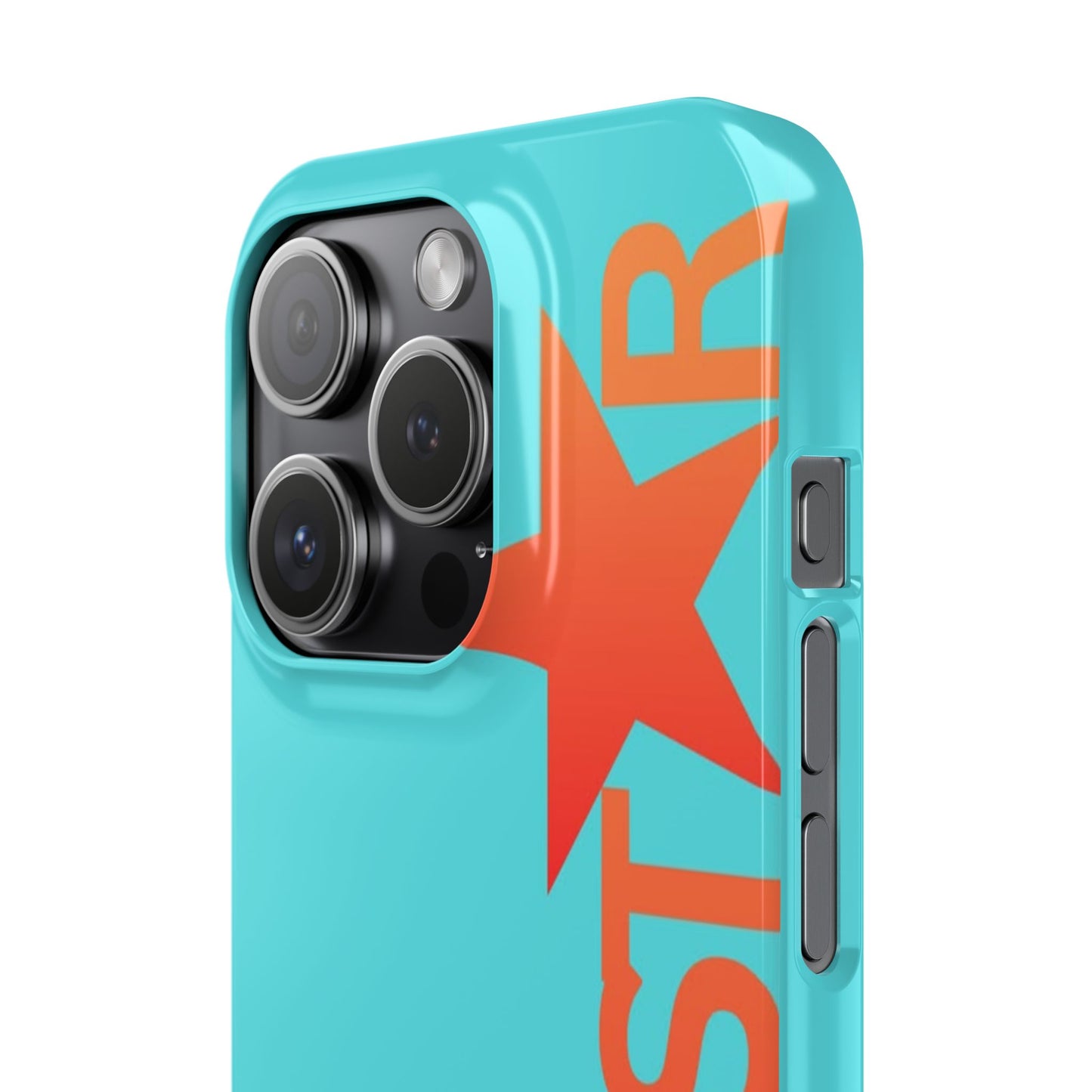 Superstar Teal & Coral Star Graphic