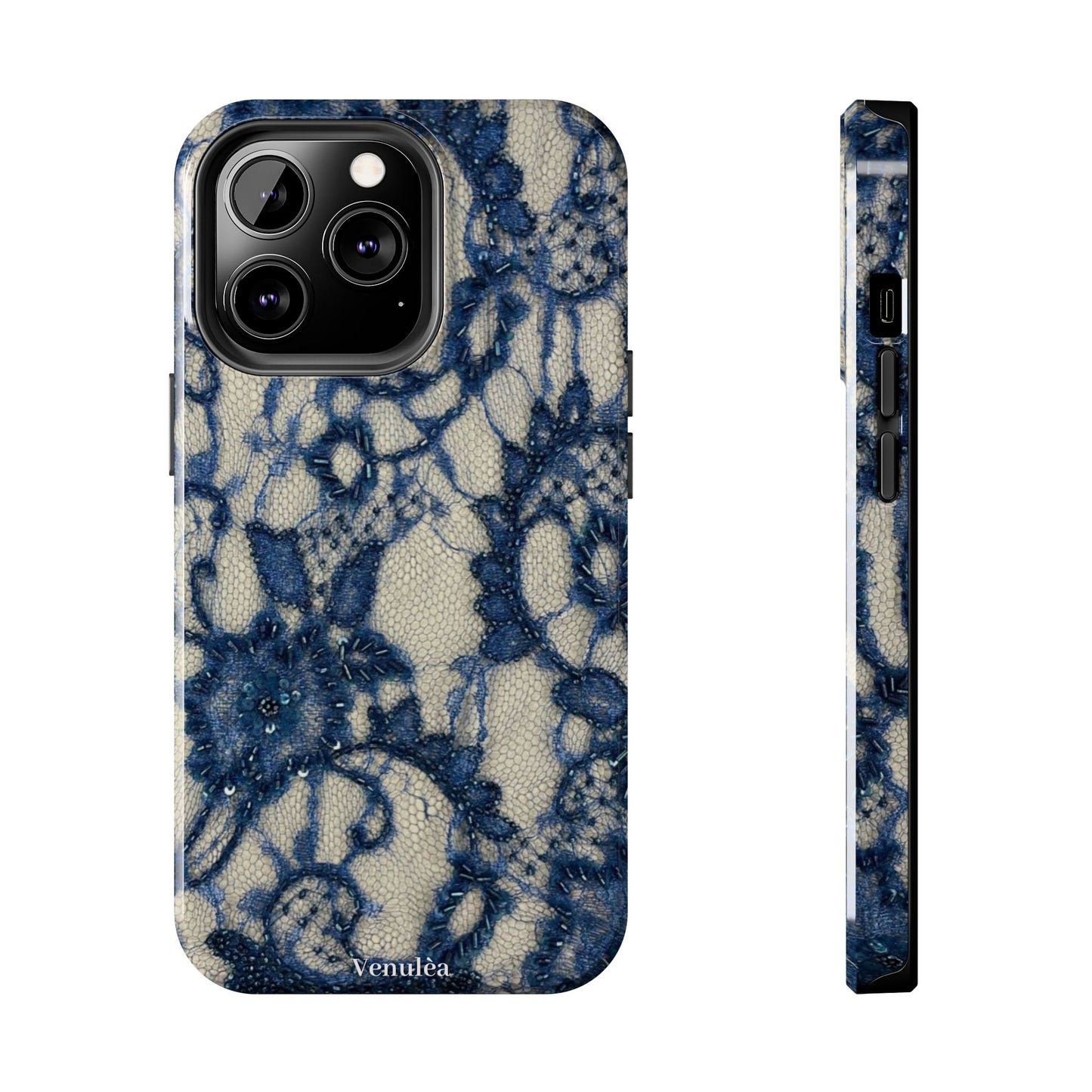 Velunéa Indigo Lace Phone Case