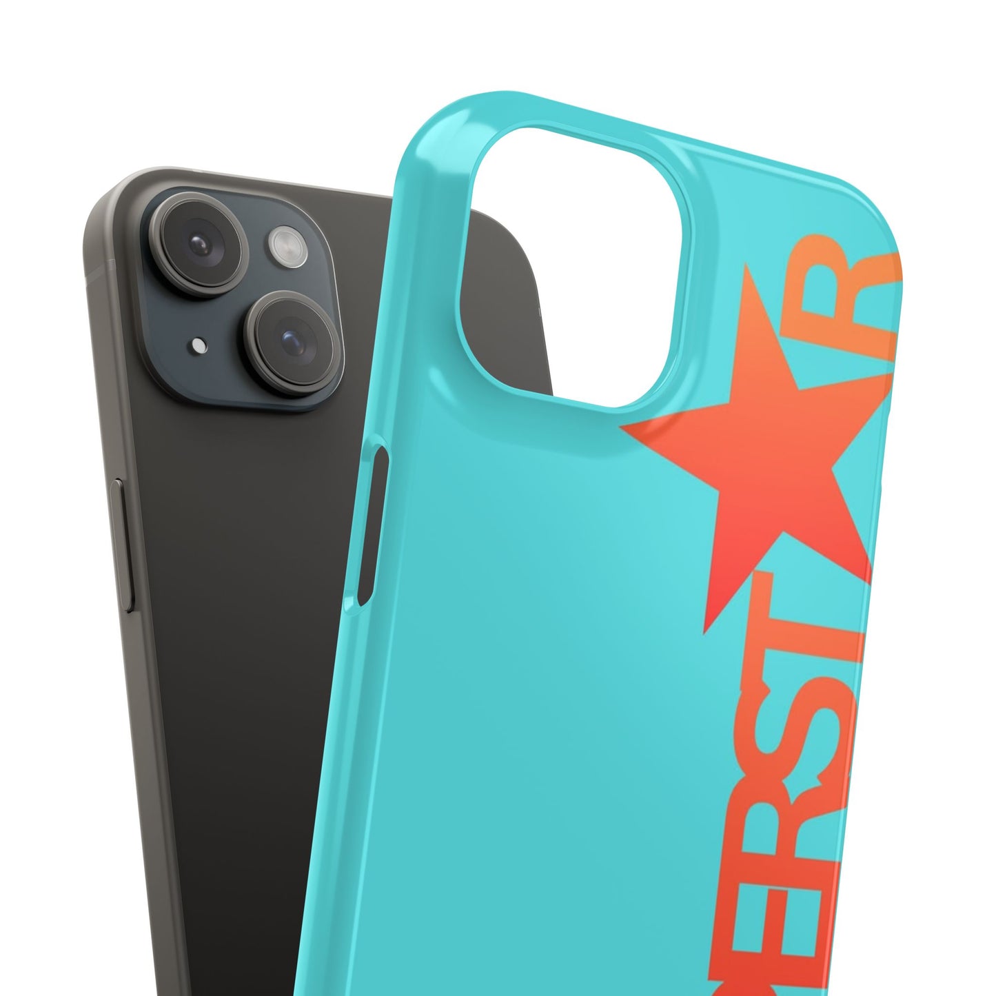 Superstar Teal & Coral Star Graphic
