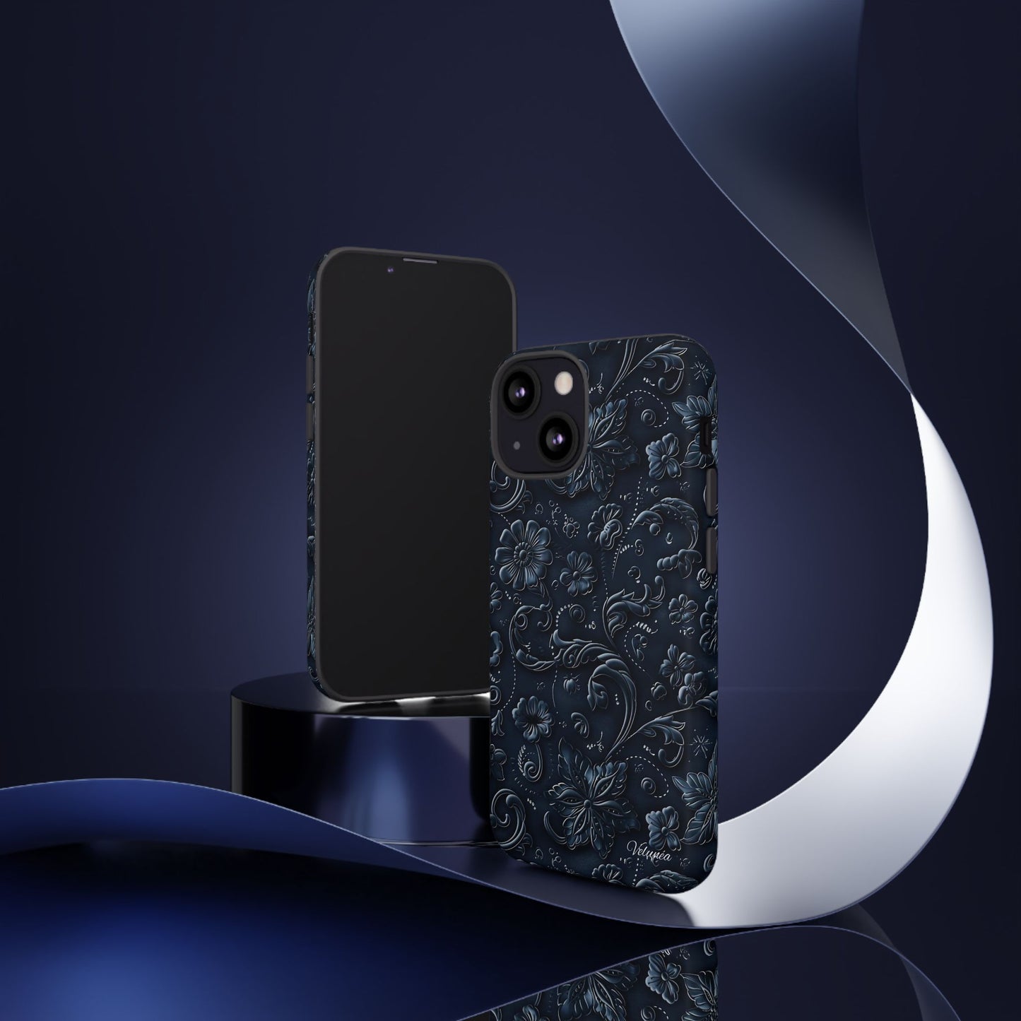 Velunéa Noir Floral Phone Case