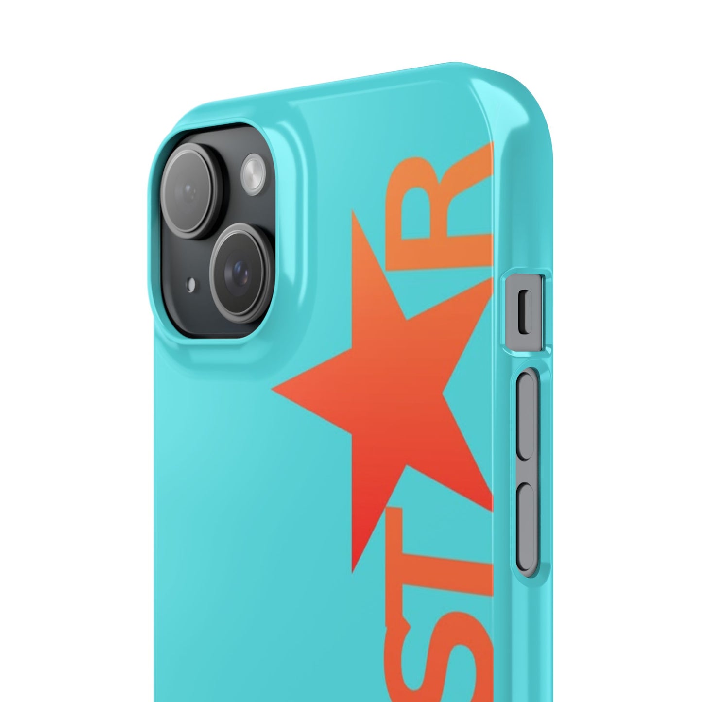 Superstar Teal & Coral Star Graphic