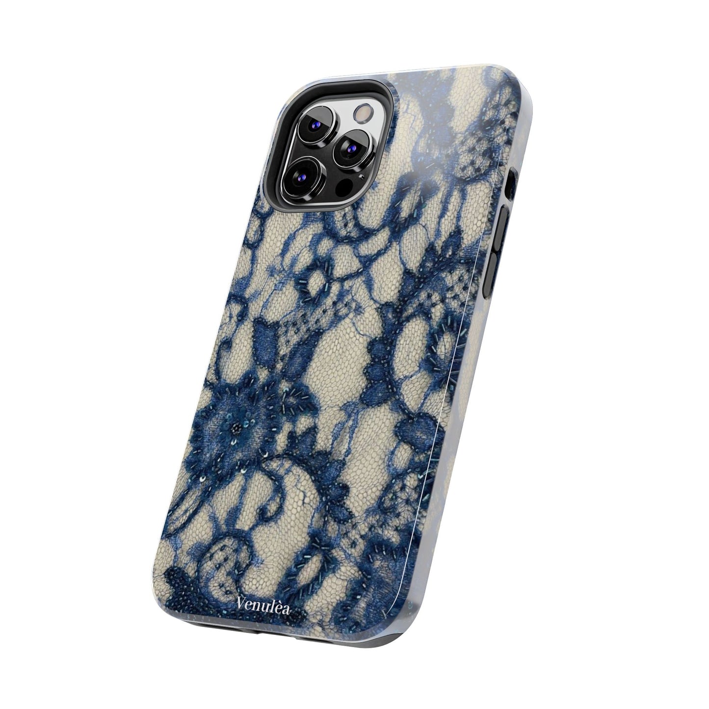 Velunéa Indigo Lace Phone Case