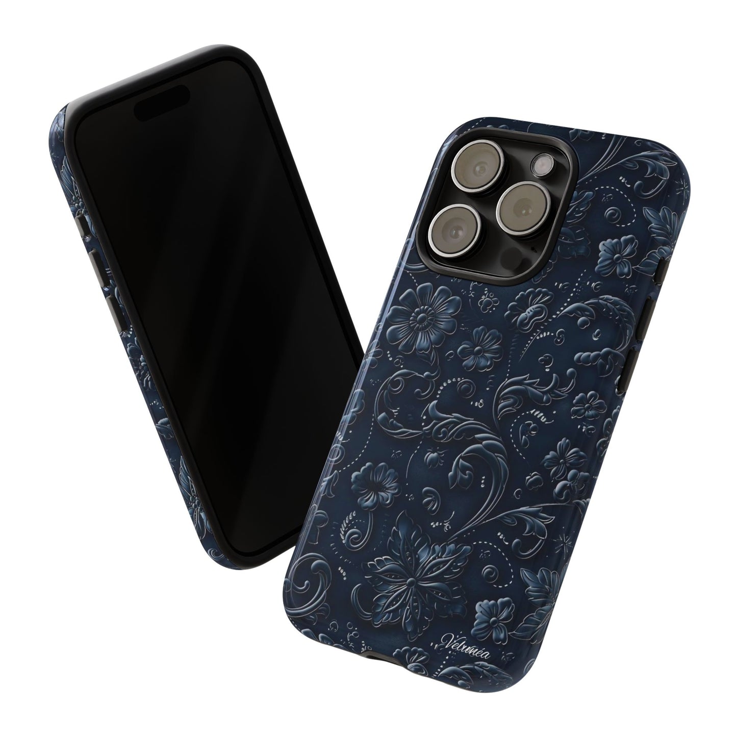 Velunéa Noir Floral Phone Case