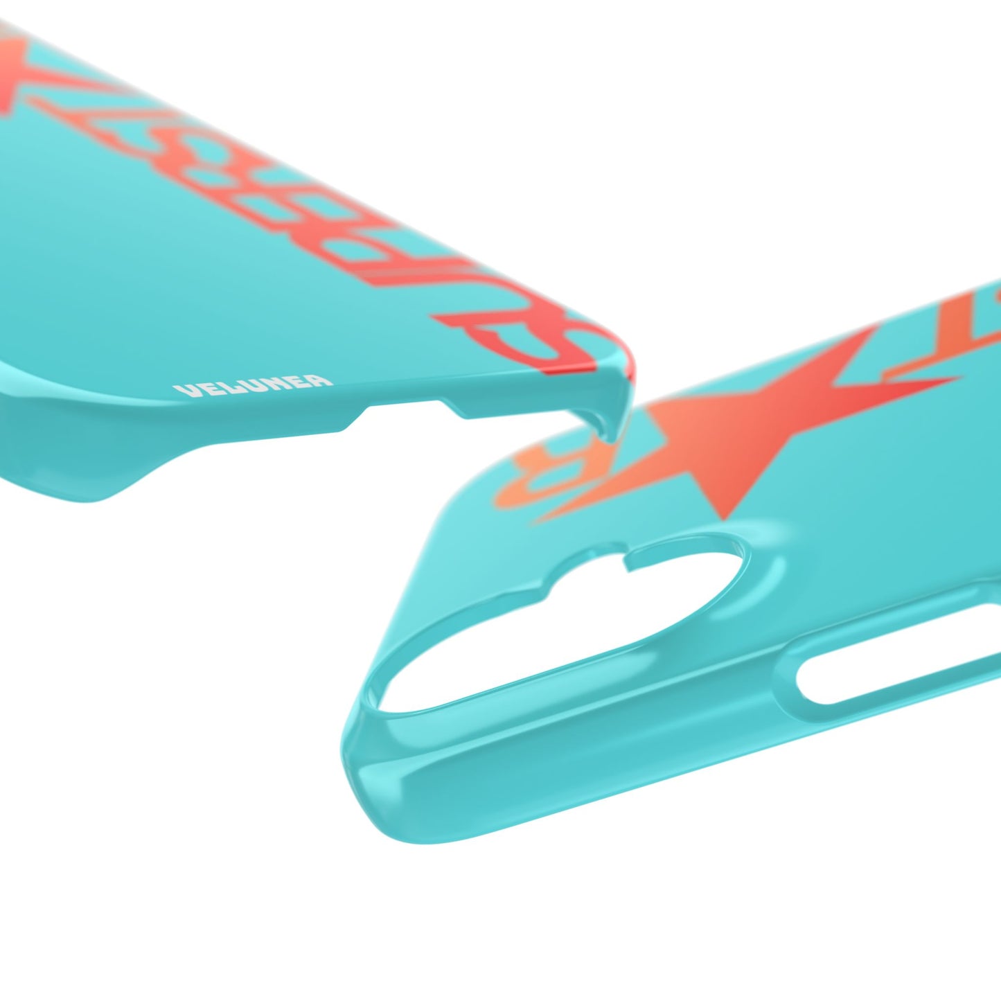 Superstar Teal & Coral Star Graphic