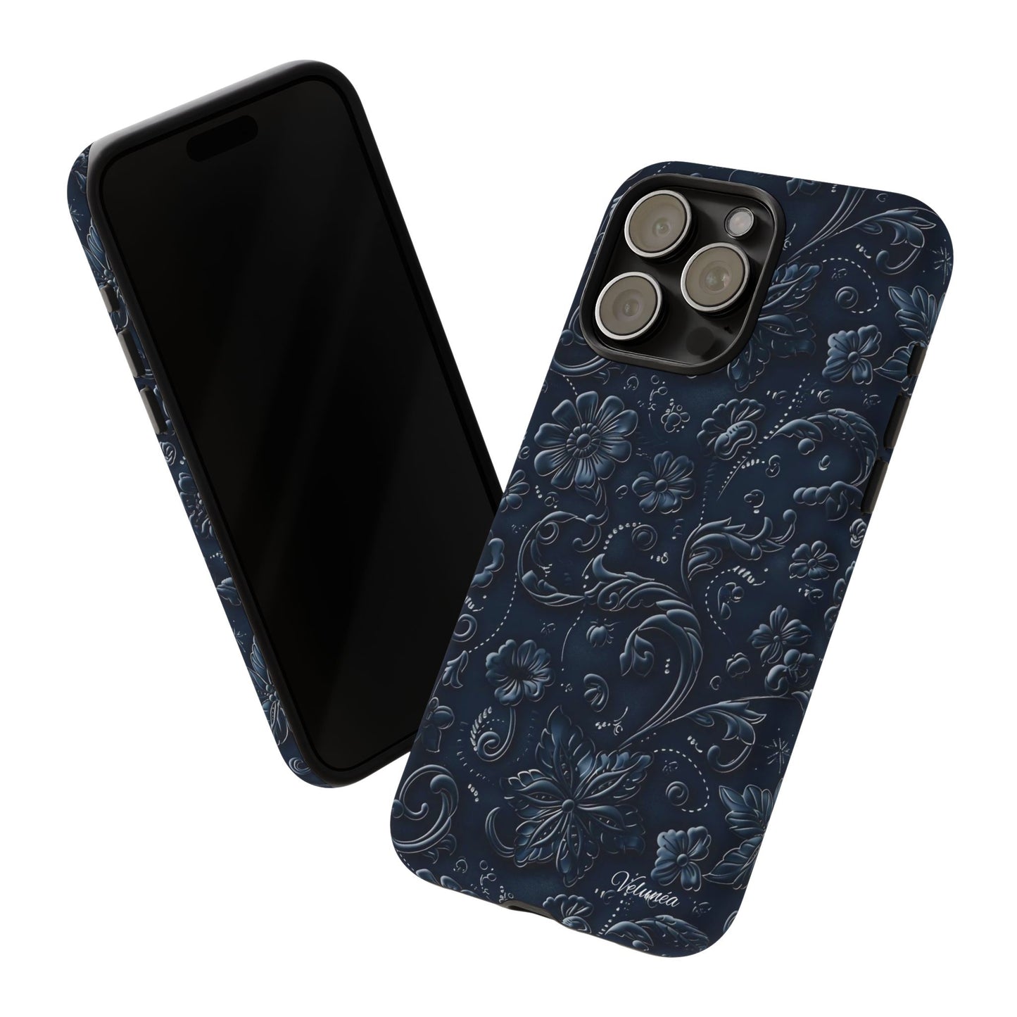 Velunéa Noir Floral Phone Case