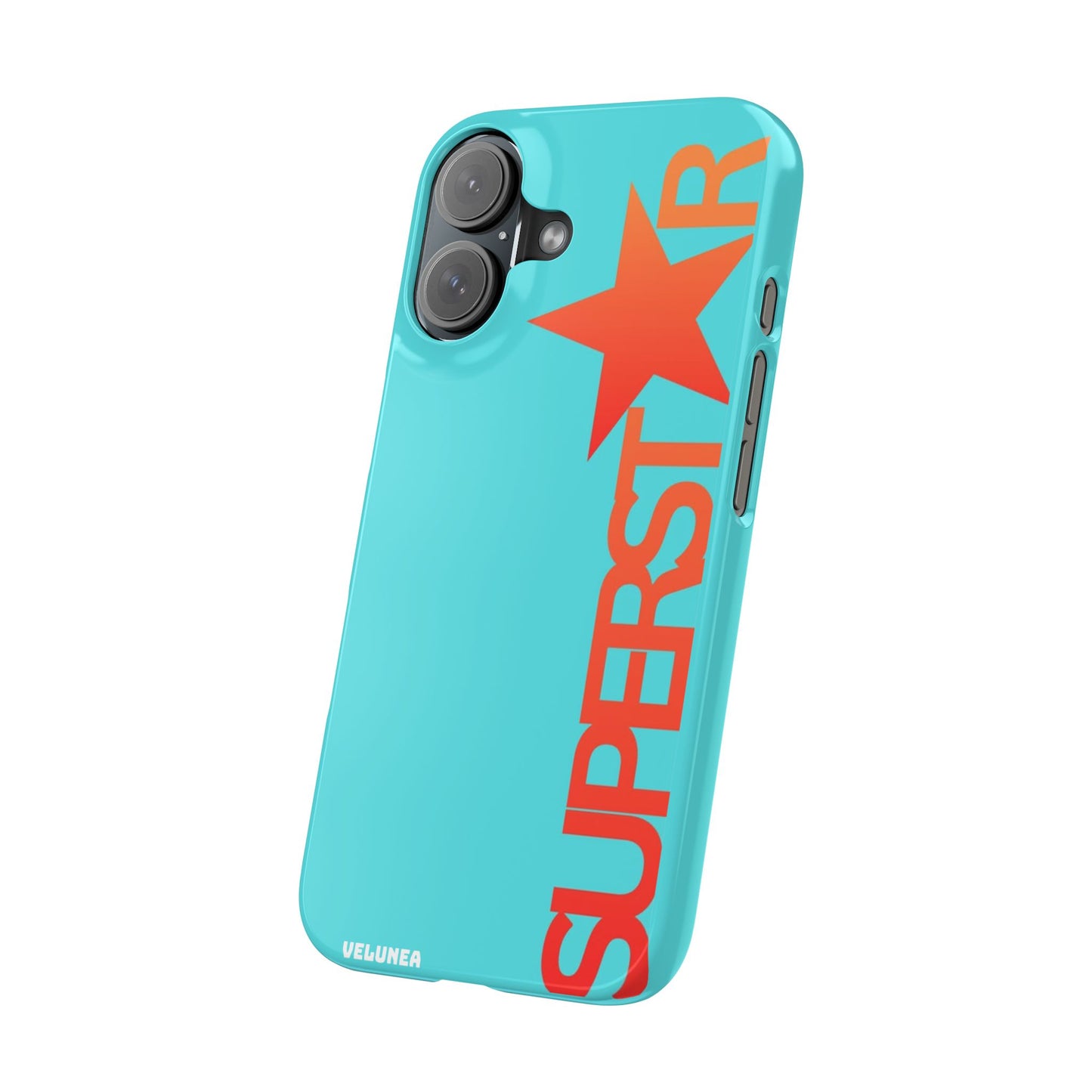 Superstar Teal & Coral Star Graphic
