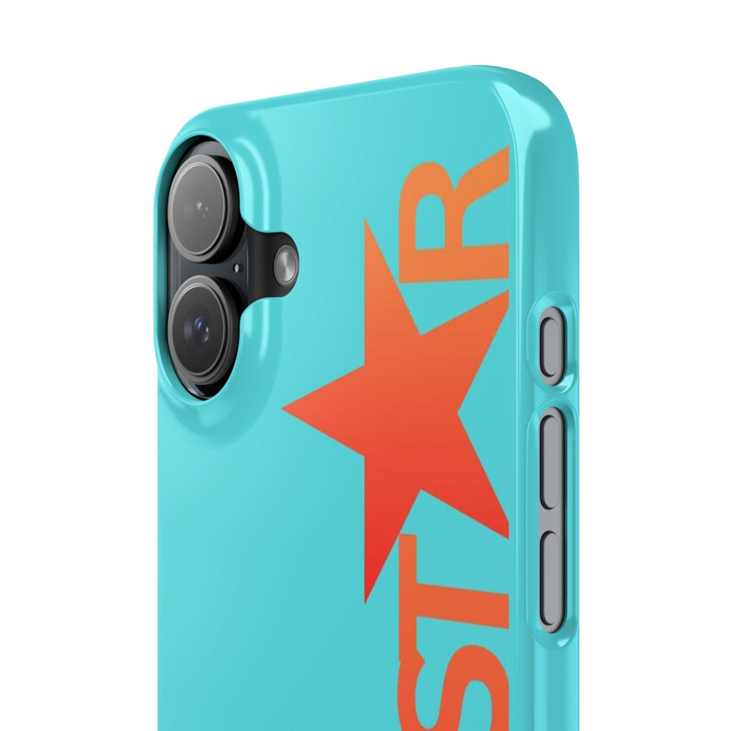 Superstar Teal & Coral Star Graphic