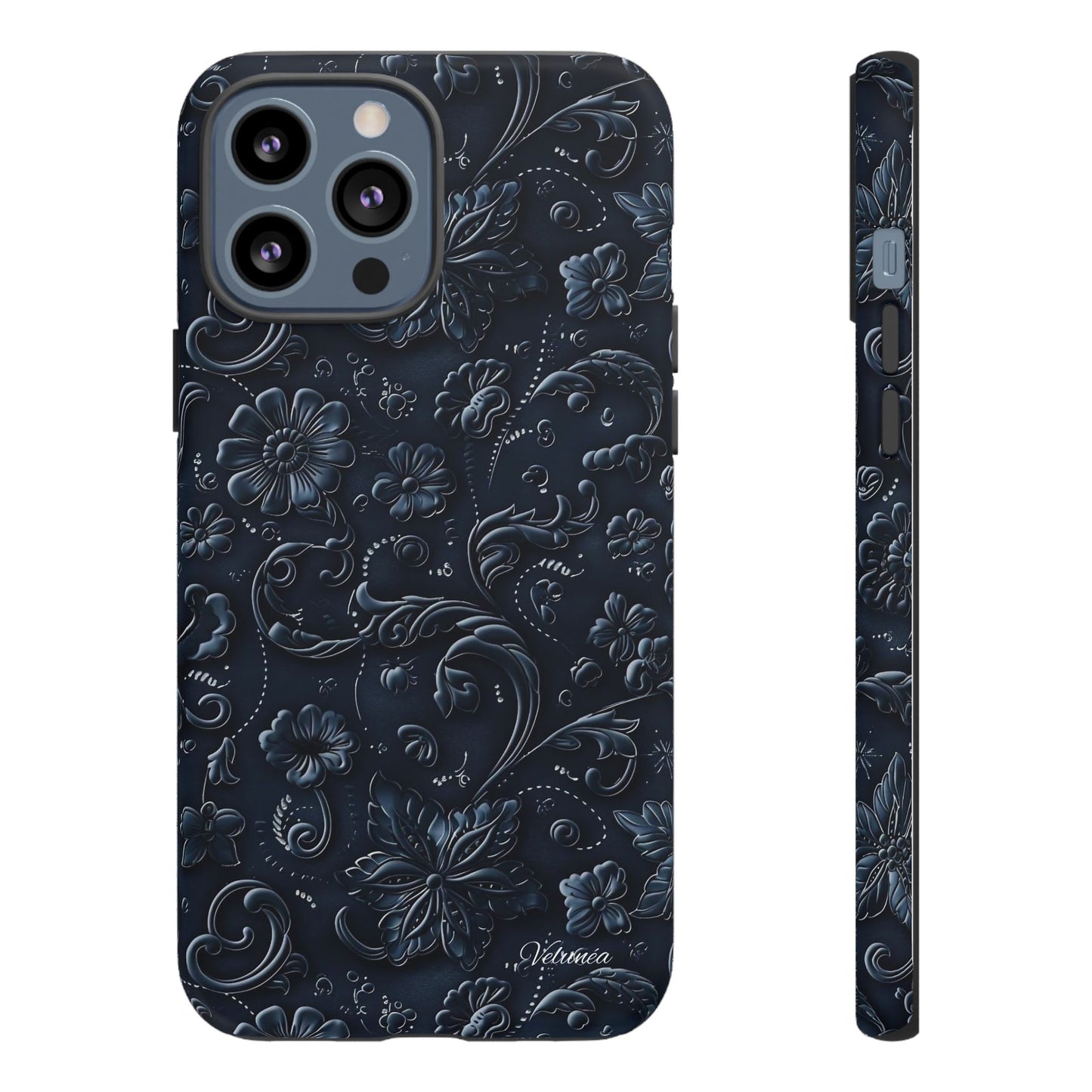 Velunéa Noir Floral Phone Case