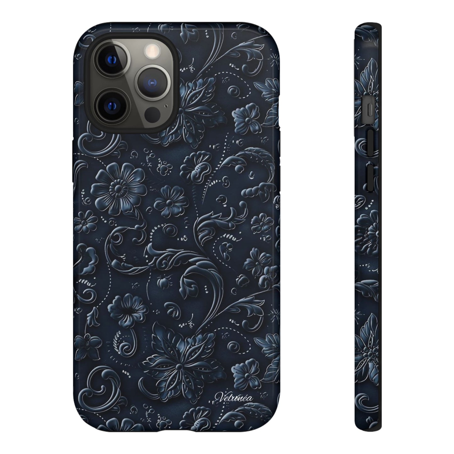 Velunéa Noir Floral Phone Case
