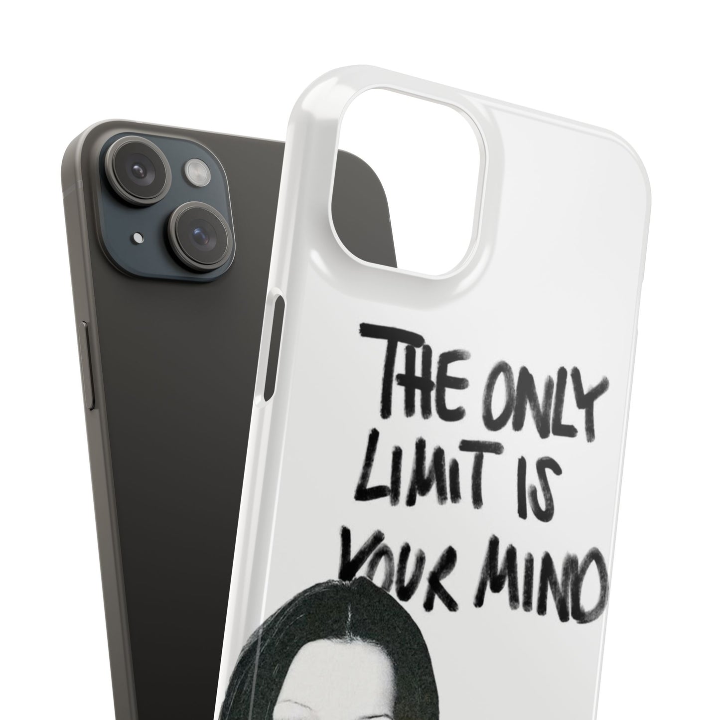 'The Only Limit Is Your Mind' Black & White Portrait