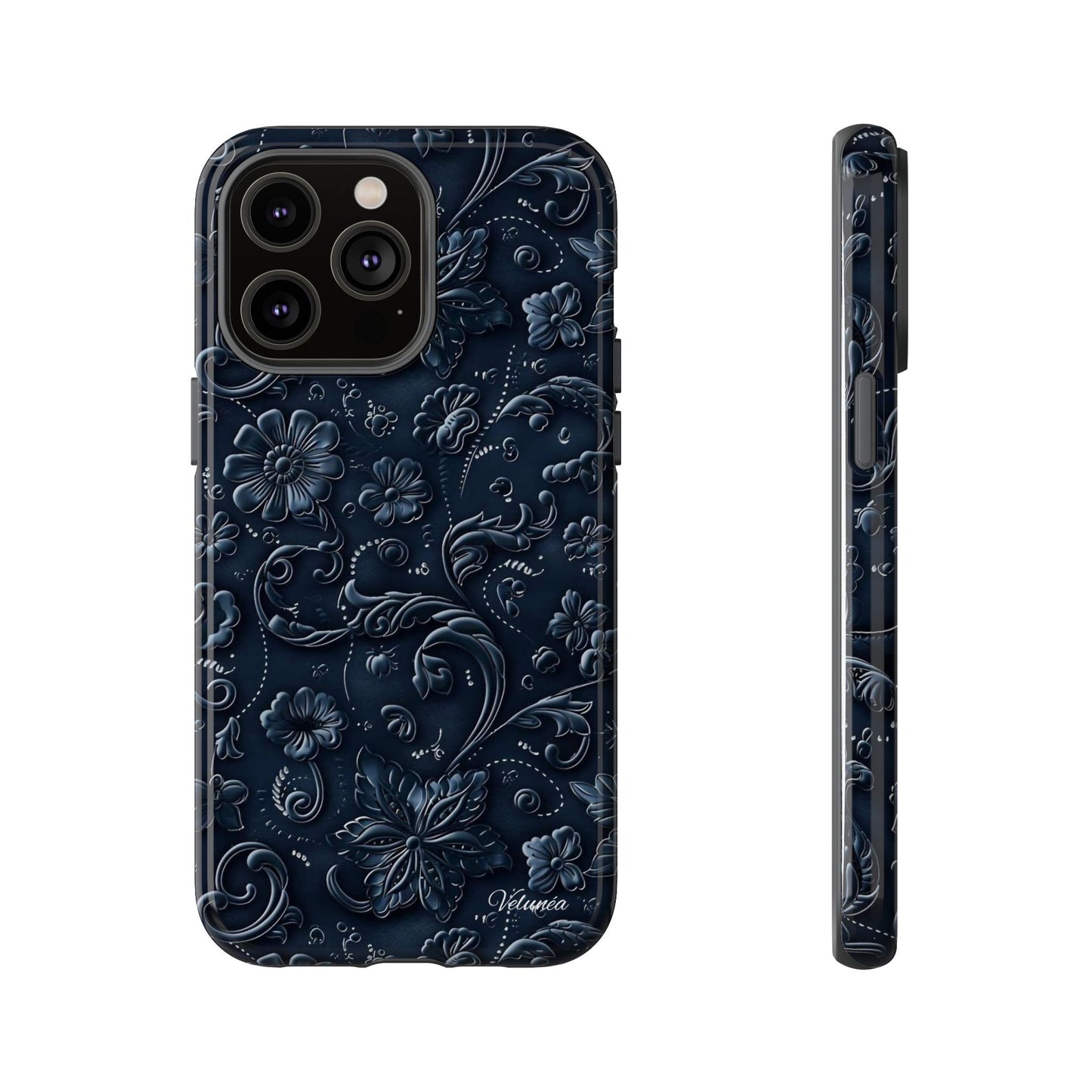 Velunéa Noir Floral Phone Case